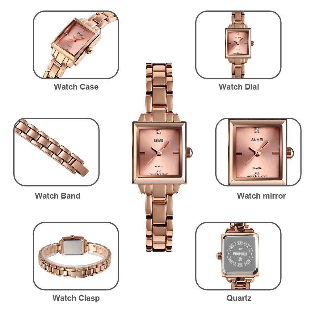Đồng Hồ Thạch Anh SKMEI Dây Thép Không Gỉ Chống Thấm Nước | BigBuy360 - bigbuy360.vn