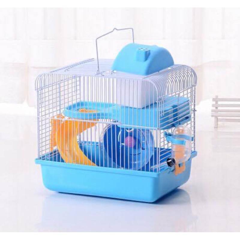 Lồng hoàng tử lớn size đại kính thước 28 X 21 X 30-Lồng hoàng tử 2 tầng hamster size 28