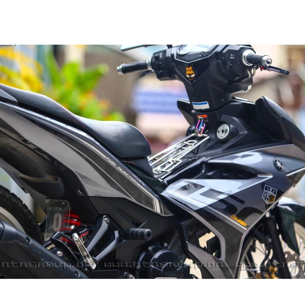 Tem Rời Ex 150 Xe Xám Đen - Tem 3 Lớp - Tặng Logo - New V27
