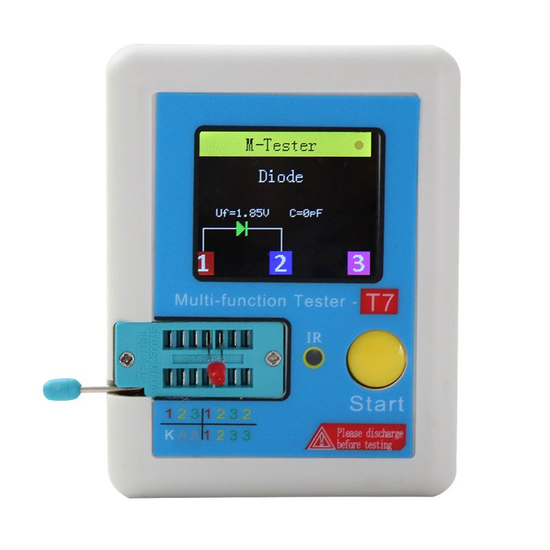 Máy Kiểm Tra Bóng Bán Dẫn Đa Năng Màn Hình TFT Cho Tụ Điện Trở Điện Trở Durab
