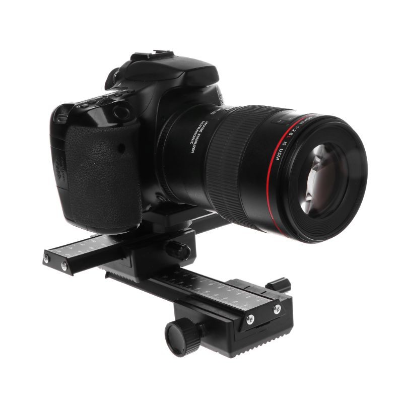 Ray trượt hỗ trợ lấy nét Macro 4 chiều ren 1/4" chuyên dụng cho Camera