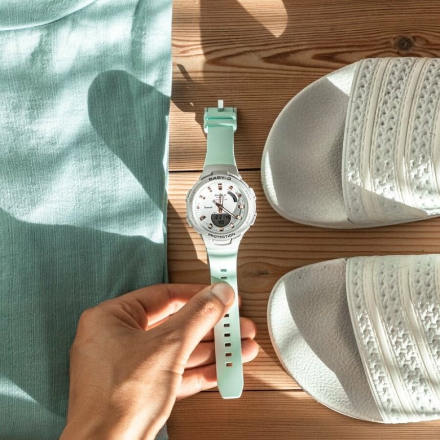 Đồng Hồ Nữ Casio Dây Nhựa BABYG BSA-B100MC-8ADR Chính Hãng