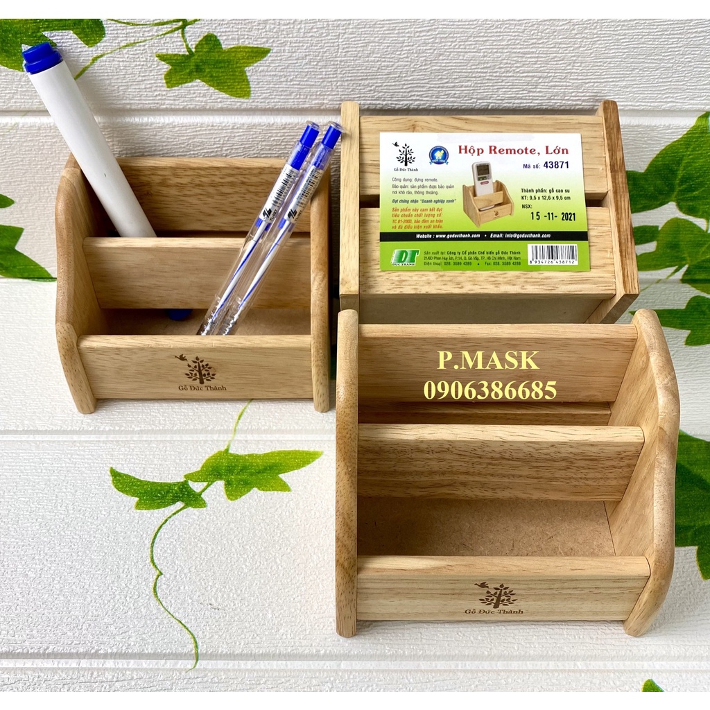 Hộp Đựng Remote Lớn Gỗ Đức Thành 43871