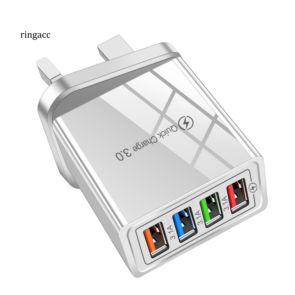 Đầu Sạc Ra 4 Cổng USB Tiện Dụng Chất Lượng Cao