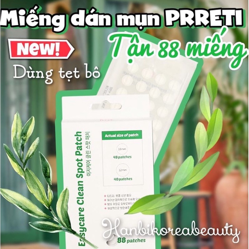 DÁN MỤN GIẢM SƯNG , HÚT NHÂN ELIZAVECCA, PRRETI 🌼🌼