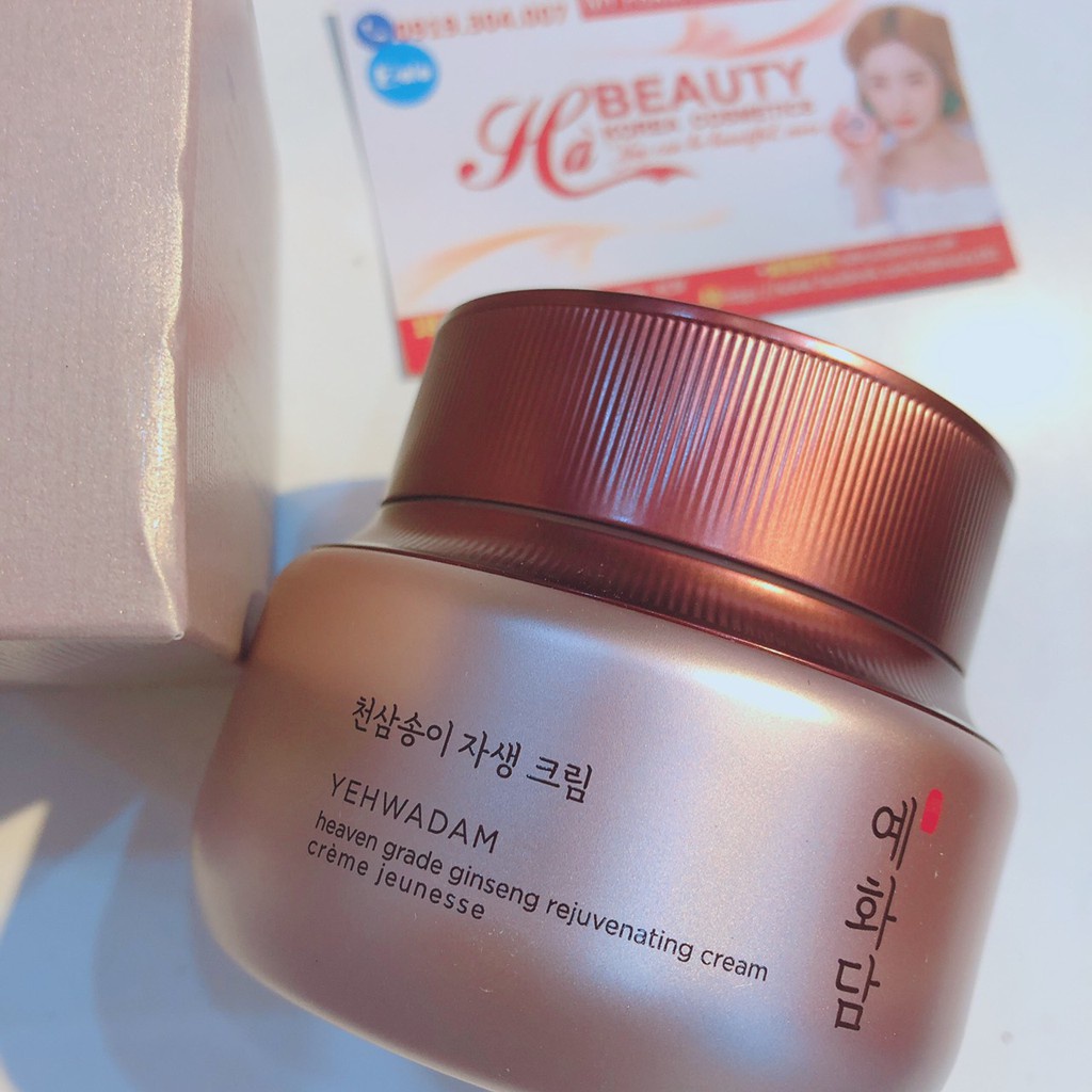 Kem dưỡng ẩm chống lão hóa trắng da sáng da The Face Shop Yehwadam Heaven Grade Ginseng Rejuvenating Cream 50ml