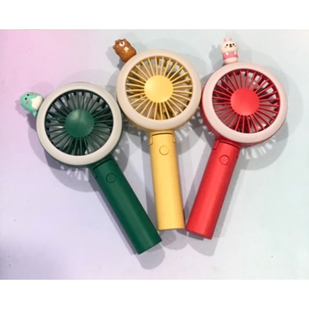 QS3 Quạt sạc mini quạt sạc cầm tay hình động vật dễ thương