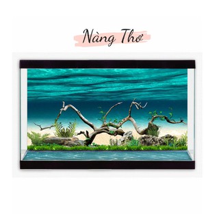 DECAL HỒ CÁ CÂY THUỶ SINH 3D_THIẾT KẾ NÀNG THƠ