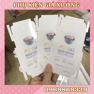 [ĐÃ CÓ IP13] Miếng Dán Mặt + Lưng IPhone PPF Trong Tự Hồi Phục Vết Xước (TẶNG KÈM GIẤY LAU KÍNH)