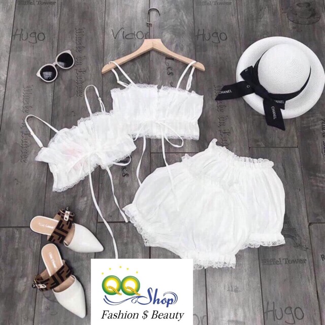 QQ 001-18 Set đồ ngủ 2 trong 1