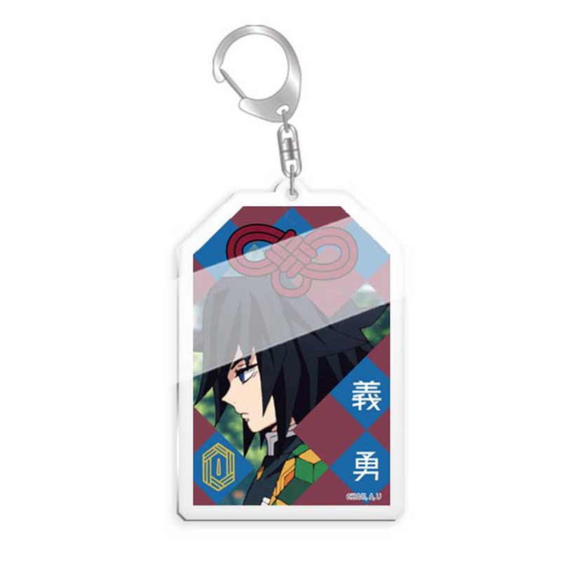 Móc khóa nhựa acrylic họa tiết hoạt hình Demon Slayer Kimetsu No Yaiba