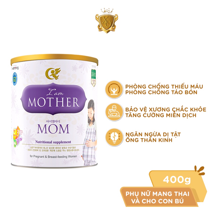 Sữa bột Namyang I Am Mother Mom 400g (mẹ mang thai và cho con bú)