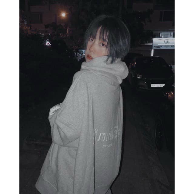 Áo Khoác Nỉ Nữ Dây Khóa Kéo Cinder Vải Nỉ Dày Mịn Nón Lớn Có Dây Rút NEW UNISEX