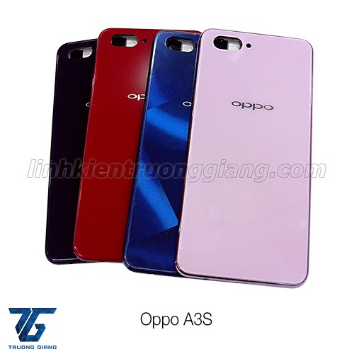 Nắp lưng Có sườn Oppo A3s thay thế ,vỏ zin thay khớp với máy