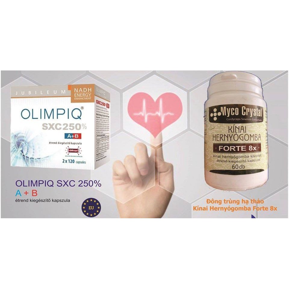 Có sẵn ĐÔNG TRÙNG HẠ THẢO hay cùng Olimpiq Hungary CORDYCEPS SINENSIS gấp 8 lần 8X (60 VIÊN) Kínai Hernyógomba Forte