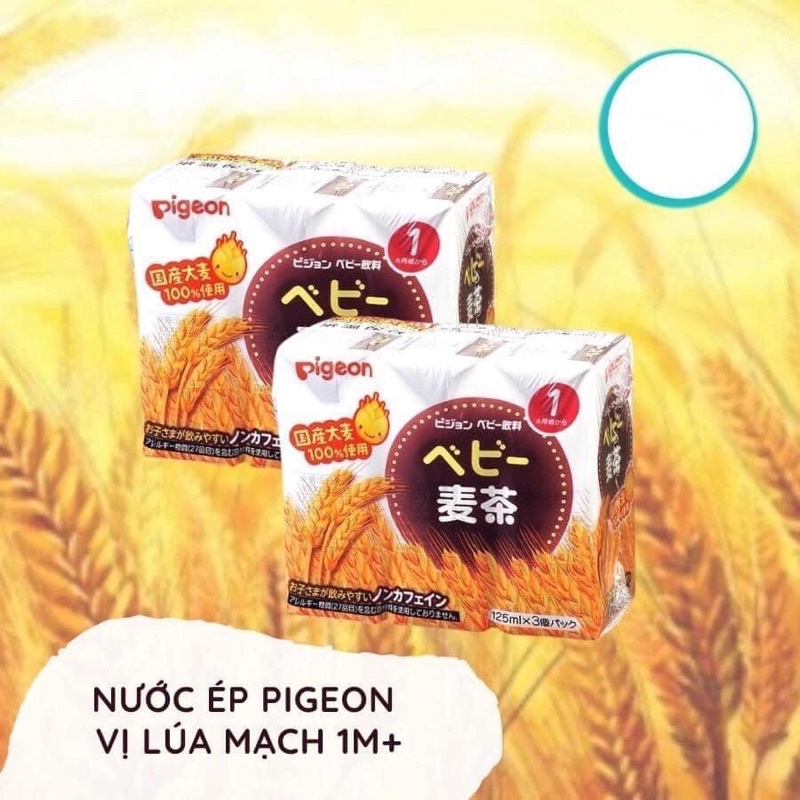 Nước ép trái cây, rau củ Piegon Nhật Bản cho bé từ 5 tháng