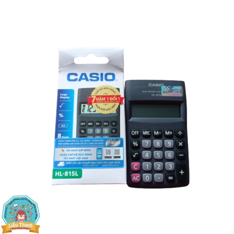 Máy tính Casio cầm tay HL815L