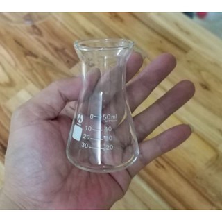 Bình tam giác miệng rộng 50ml