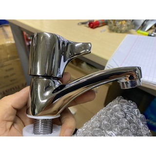 Vòi Labo Một Đường Lạnh Xi Mạ Niken