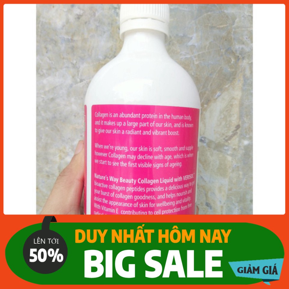 SALE GIÁ GỐC  Collagen dạng nước Natures Way Beauty Collagen Liquid 500 ml SALE GIÁ GỐC