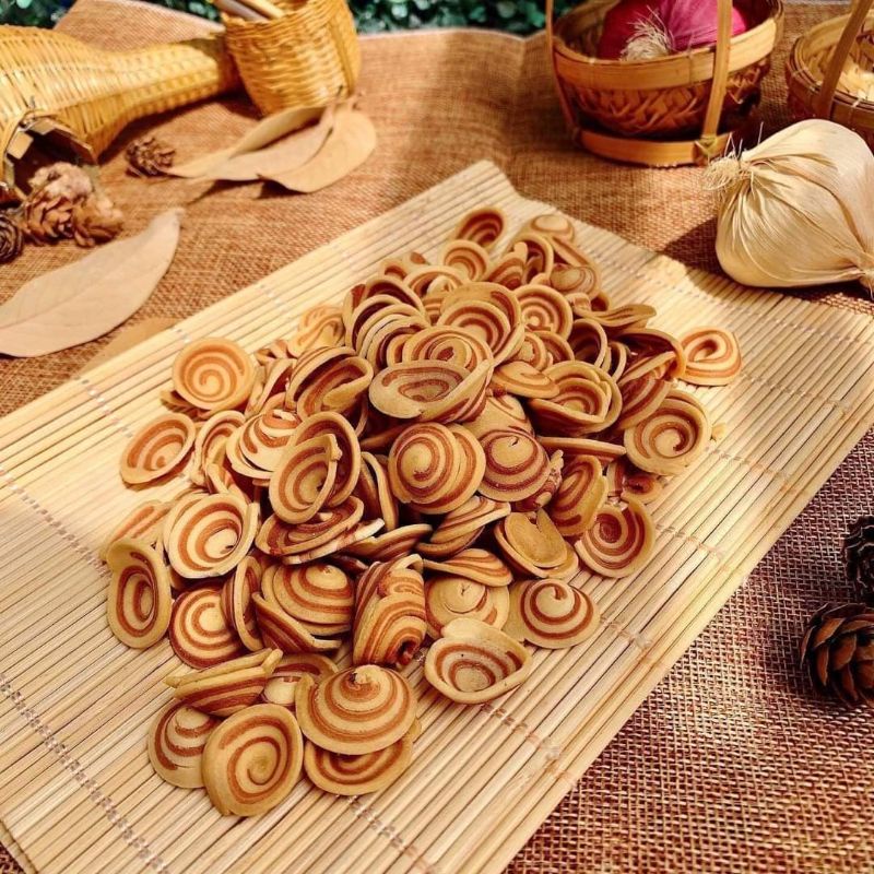 Bánh tai heo nhí - túi 500g - bánh tai mèo ăn vặt ngon - ăn chay được