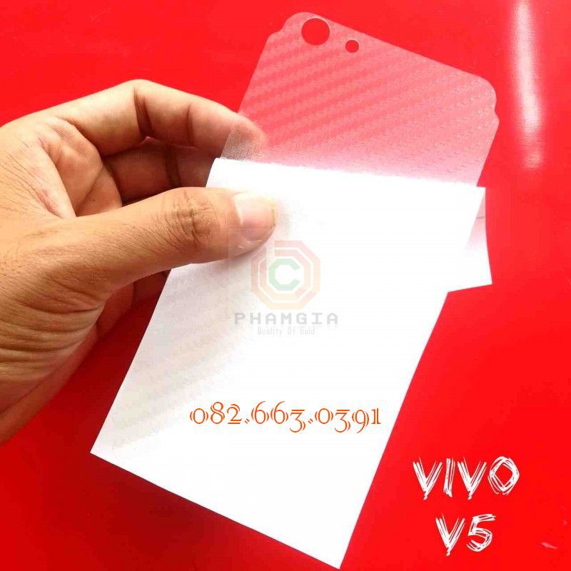 Miếng dán mặt lưng skin carbon Vivo S1/ S1 Pro/ V5 /V5 plus