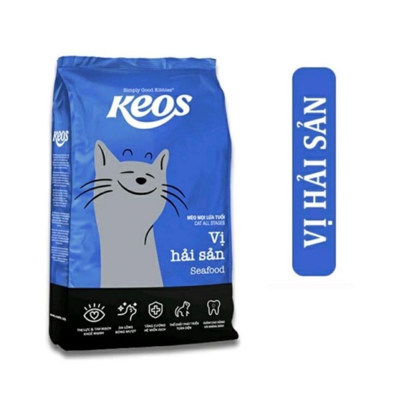 hạt KEOS dành cho mèo mọi lứa tuổi 1, 5kg