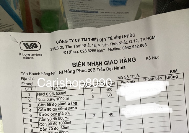 Cồn trắng 90 độ công ty Vĩnh phúc