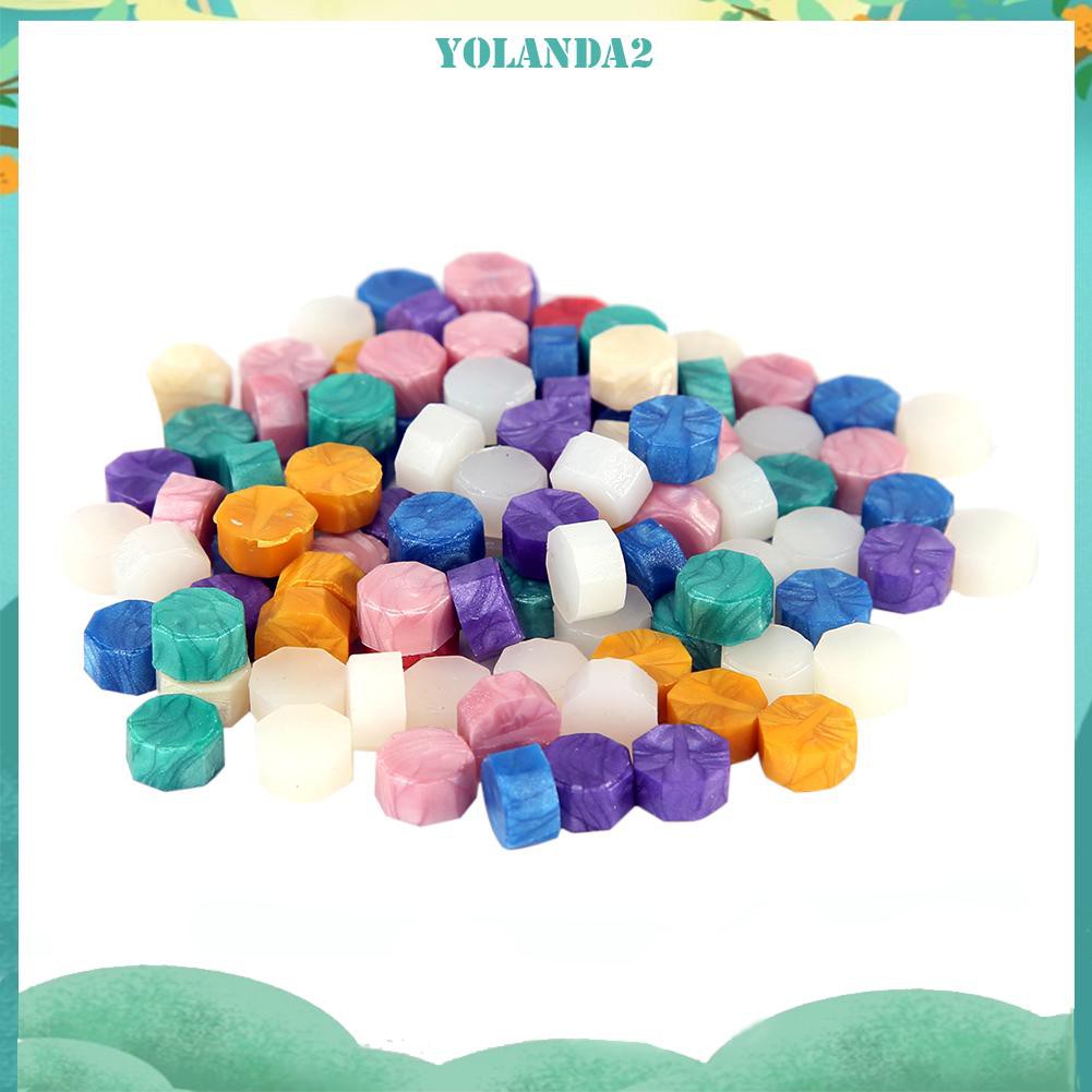 100 Viên Sáp Đóng Dấu Hình Viên Thuốc Phong Cách Retro