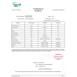 COMBO 2KG WHEY PROTEIN CONCENTRATE 80% NZMP