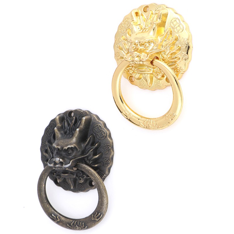 Set 10 Tay Nắm Cửa Hình Rồng Vintage