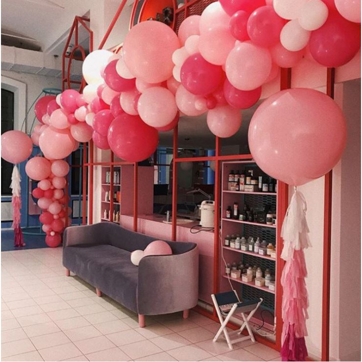 BÓNG CAO SU TRÒN 18INCHES 45CM, BONG BÓNG BAY SIZE TRUNG TRANG TRÍ