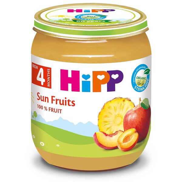 Dinh dưỡng đóng lọ ăn dặm Trái cây nhiệt đới 125g (dành cho trẻ từ 4 tháng tuổi)