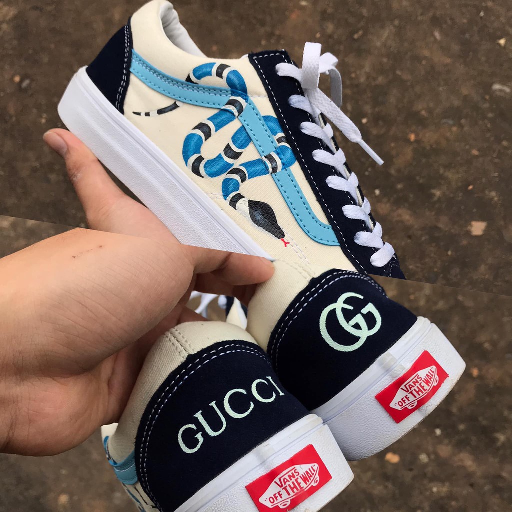 vans custom gucci