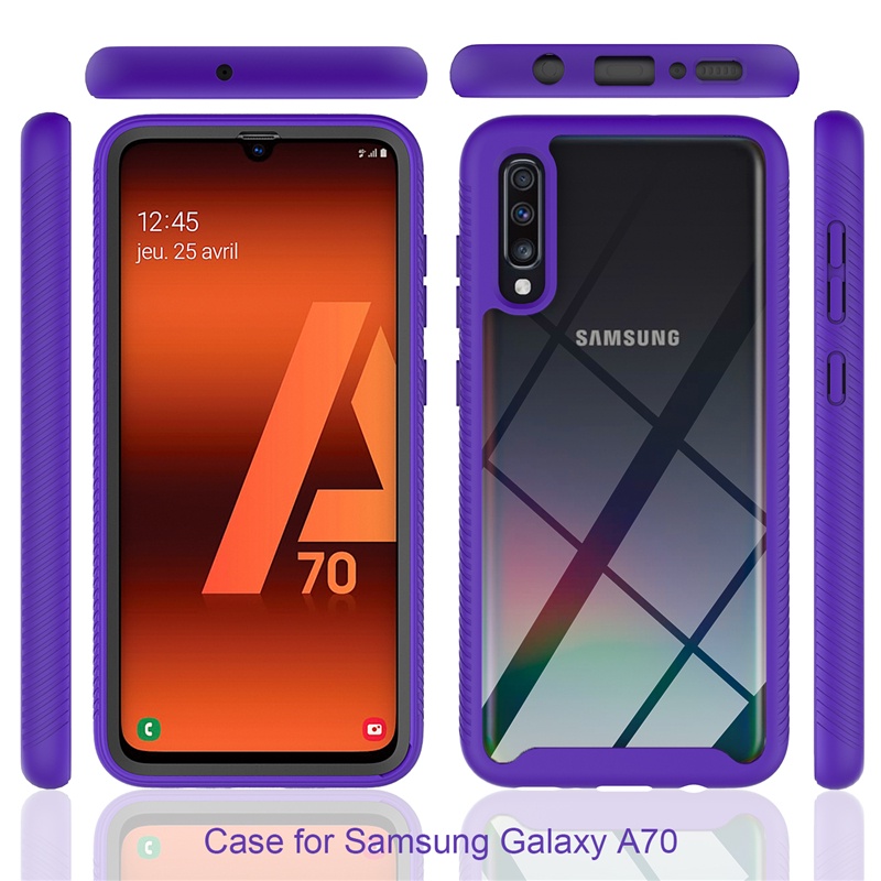 Ốp Điện Thoại 2 Trong 1 Bảo Vệ 360 Độ Cho Samsung Galaxy Wide 4 Jean 2 A70 A70s A50s A30 A50 A30s A20s A20e A10 M10
