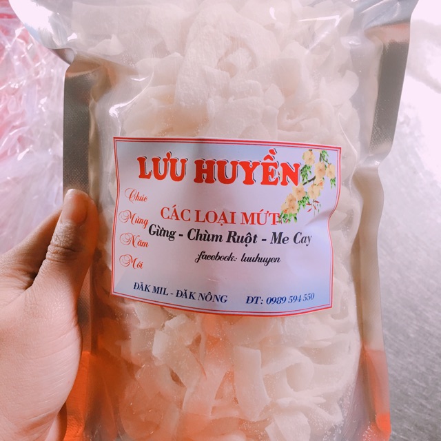 Combo mứt dừa non và mứt gừng