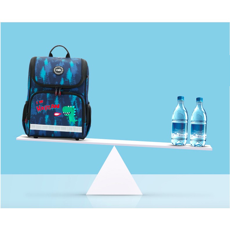 Balo Chống Gù Cho Học Sinh Cao Cấp, Balo Siêu Nhẹ Chống Nước Hàng Uek Chính Hãng - Uek Việt Nam Official BL07