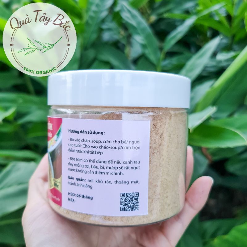 Bột tôm sông Nguyên Chất 100% (Nấu canh, cho bé ăn dặm) Hộp 120g