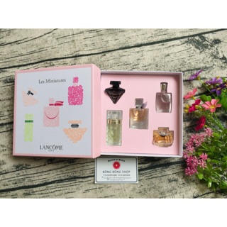 -(Chuẩn Pháp) Set 05 chai nước hoa mini Lancôme