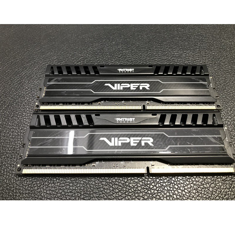 Ram tản nhiệt 8Gb DDR3 bus 1600 overclock tới 1866, hiệu Patriot Viper chính hãng, bảo hành 3 năm