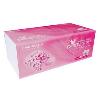 Khăn giấy lụa cao cấp bless you Alavie 250 tờ