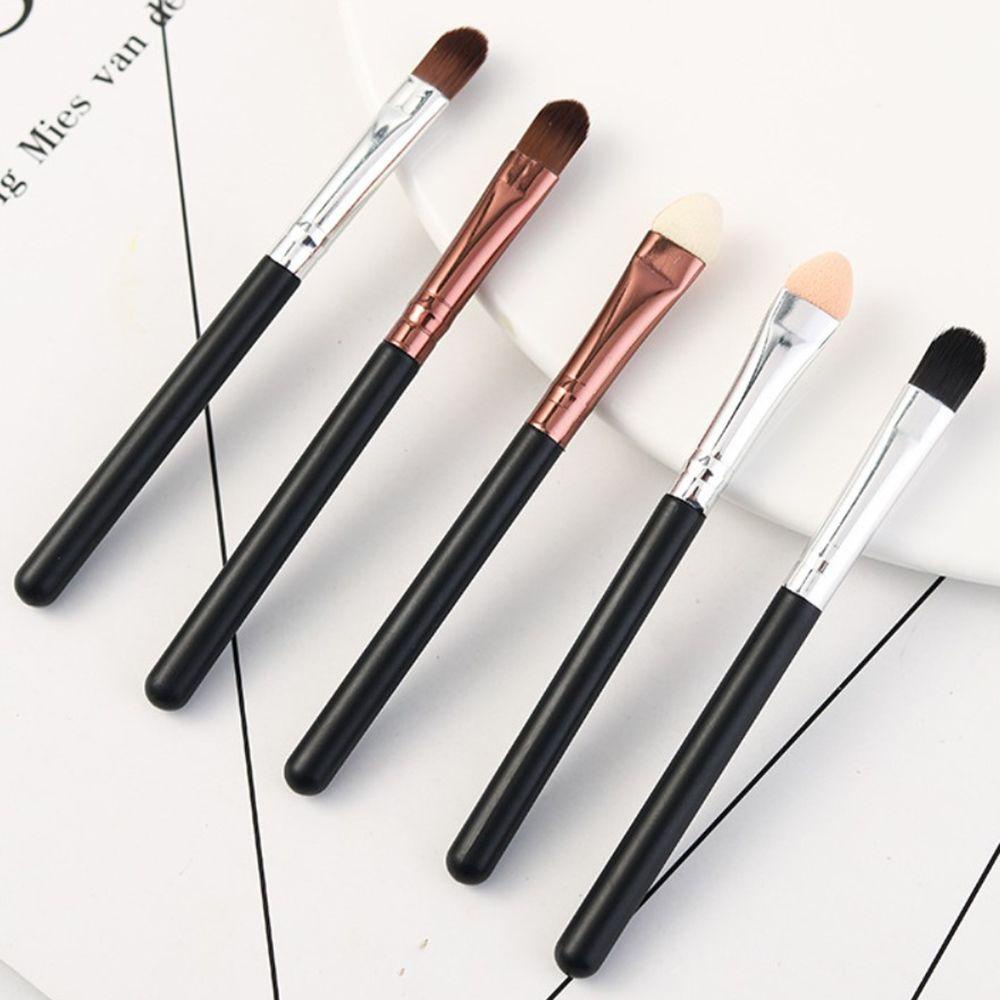 Cọ Trang Điểm Mắt Và Lông Mày Mini Di Động Cho Người Mới Bắt Đầu