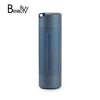 Big Titanium Alloy Seal Bottle Medicine Bottles Outdoor Tool Blue