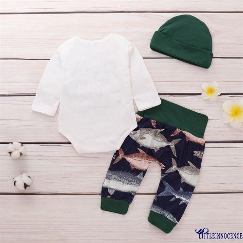 ❤XZQ-Newborn Kid Baby Girl Boy Fish Clothes T-shirt Tops Shirts + Long Pants Outfit