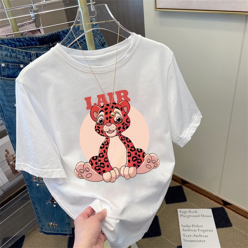 NRVP Áo thun tay ngắn cổ tròn thời trang mùa hè phong cách Hàn Quốc 2022