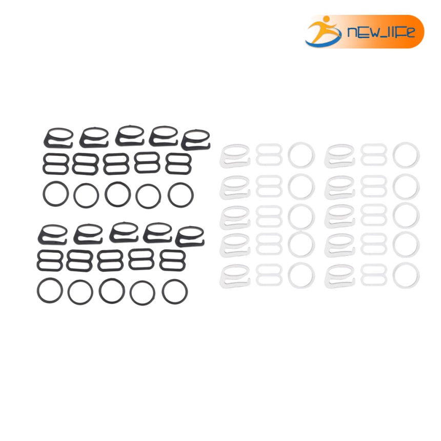 Set 20 Móc Cài Chữ O Điều Chỉnh Dây Áo Ngực