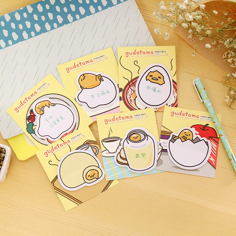 GIẤY NOTE GHI CHÚ TRỨNG LƯỜI GUDETAMA BUKAO