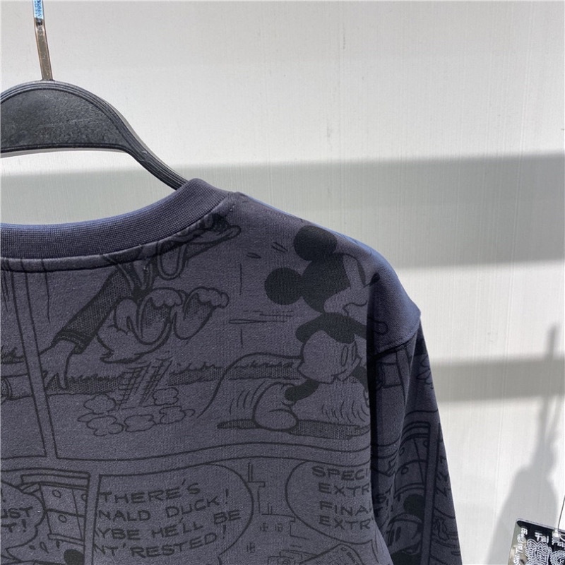 Áo nỉ dày dặn nam giới Thu Đông 2021 Phim hoạt hình mới thời trang cổ tròn dài tay