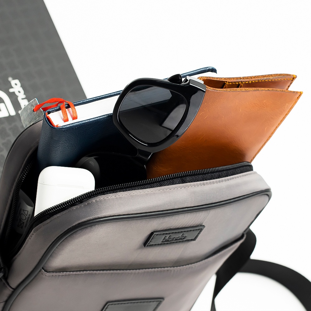 Túi đeo chéo unisex Blanda Messenger chất liệu vải cao cấp 7TNTV107