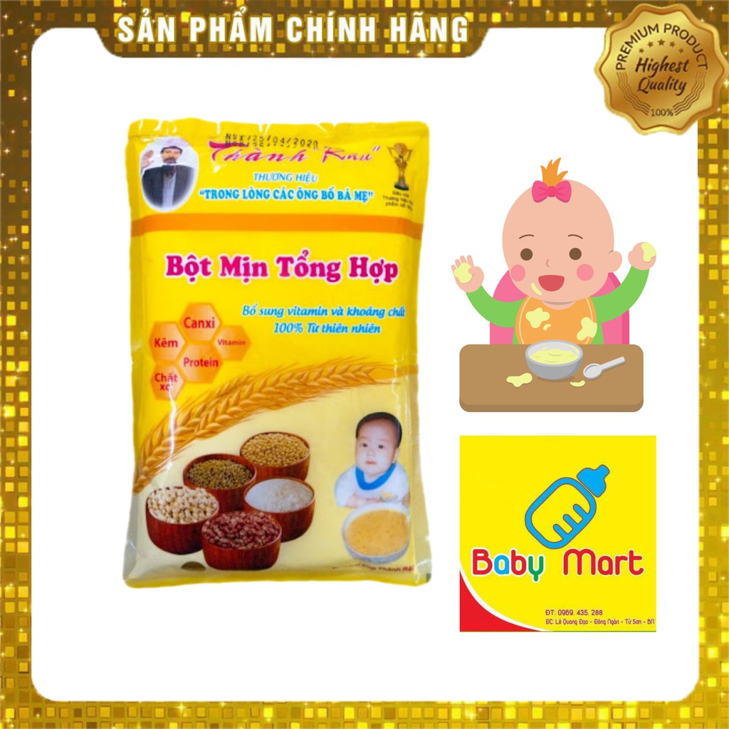 Bột Ăn Dặm Dinh Dưỡng Thành Râu Cho Trẻ Từ 6 Tháng Trở Lên